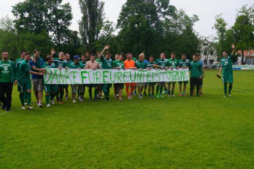 2015 13. Juni 1. Männer steigen in die Landesklasse auf - Dank an die Nordkurve